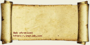 Jelisaveta Radmanovac vizit kartica